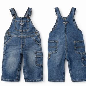 OshKosh B'gosh Classic Medium Blue Denim Overalls
